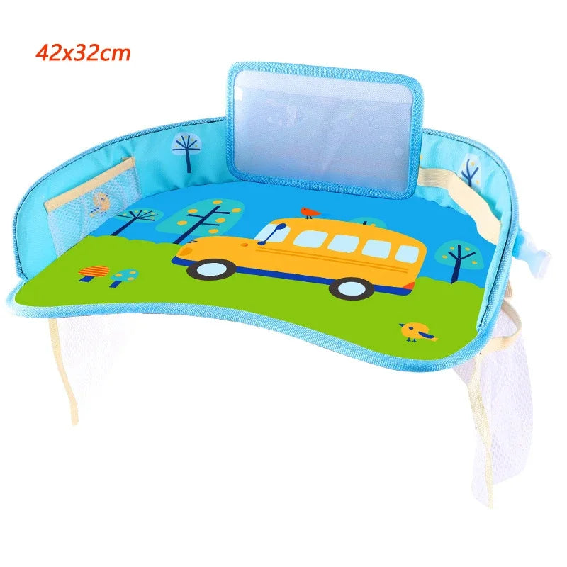Portable Waterproof Baby Travel Car Tray