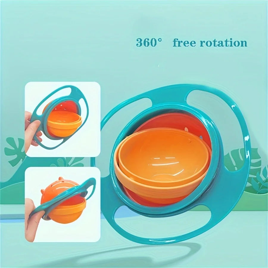 360° Spill-Proof Baby Gyro Bowl