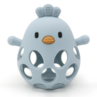 Baby Silicone Teether Toy Cartoon Chick Shape