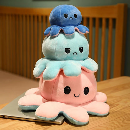 Reversible Octopus Plush Toy