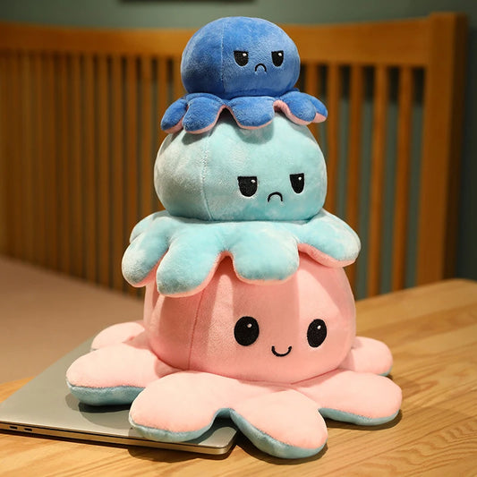 Reversible Octopus Plush Toy