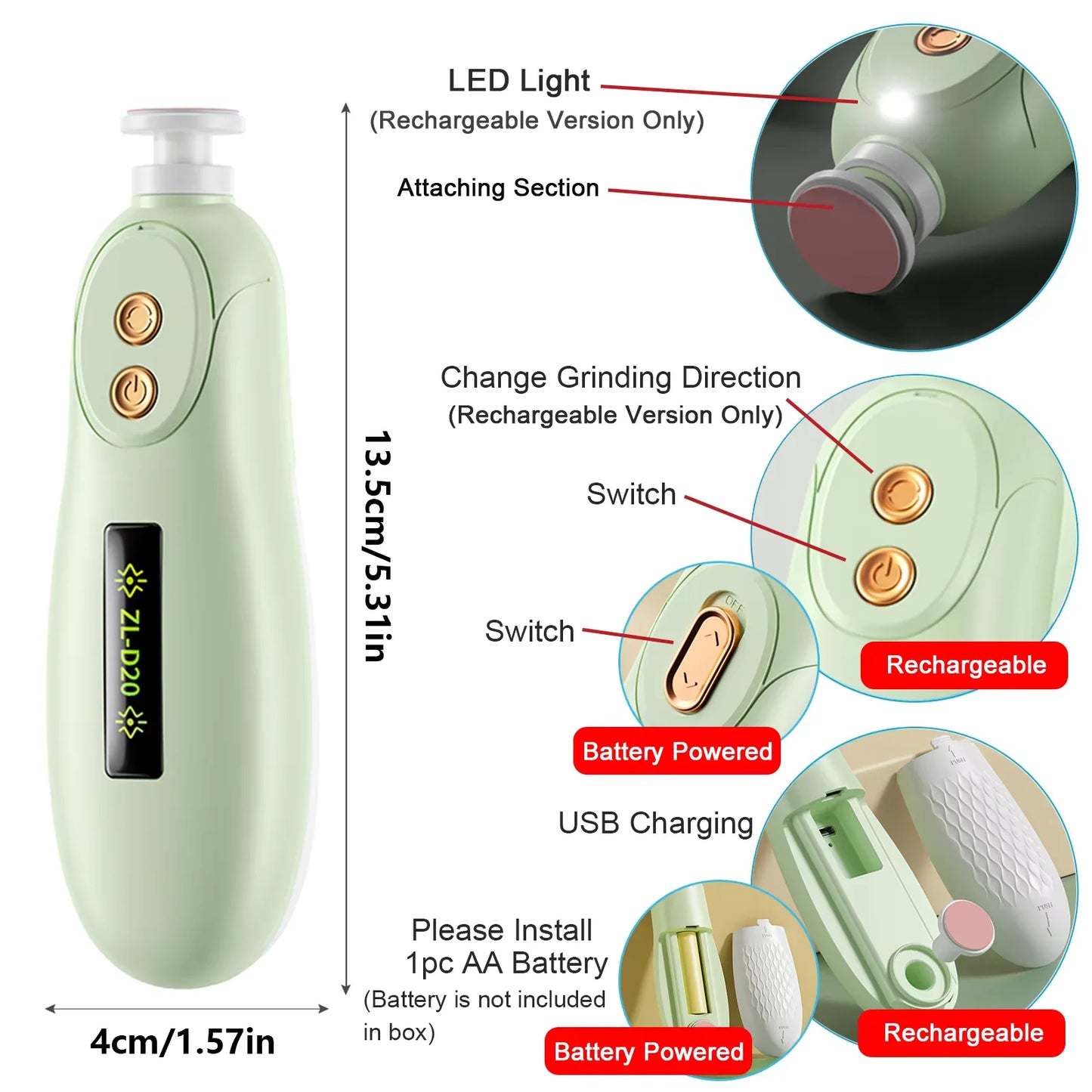 Electric Baby Nail Trimmer