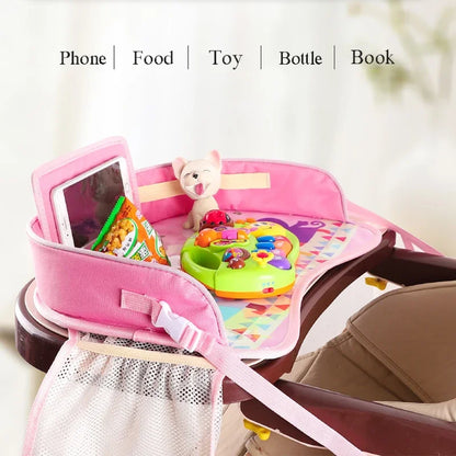 Portable Waterproof Baby Travel Car Tray
