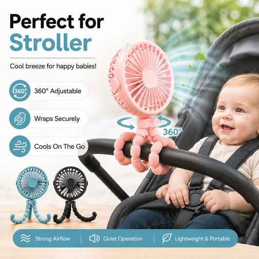 Portable Oscillating Handheld Fan Mini