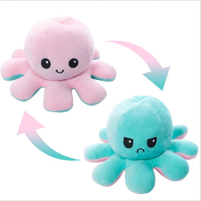 Reversible Octopus Plush Toy