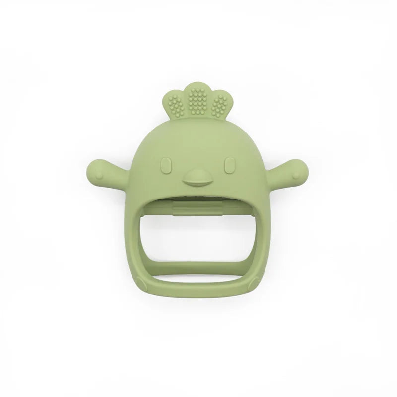 Baby Silicone Teether Toy Cartoon Chick Shape
