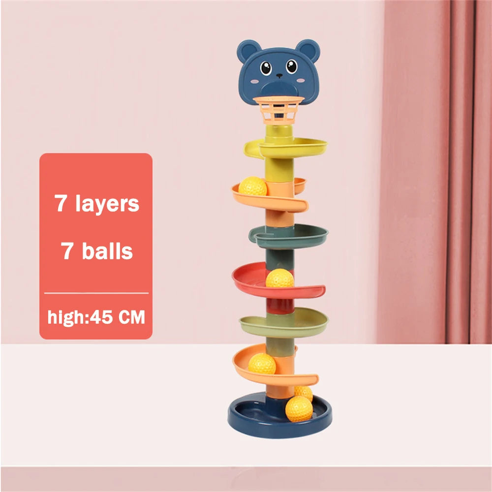 Rolling Ball Tower Baby Toy