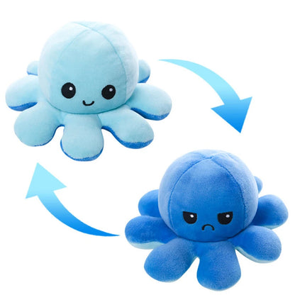 Reversible Octopus Plush Toy