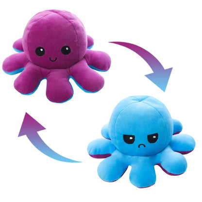 Reversible Octopus Plush Toy