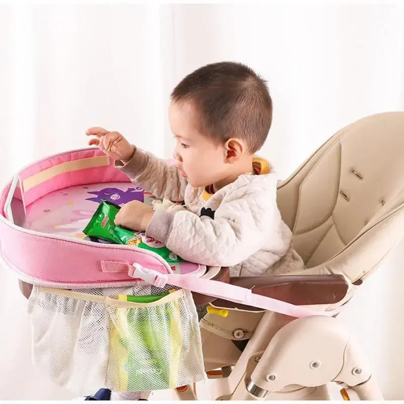 Portable Waterproof Baby Travel Car Tray