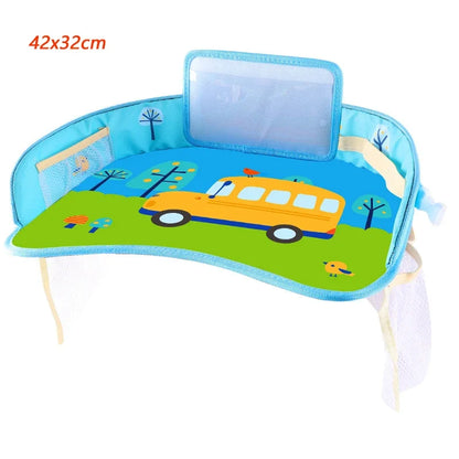 Portable Waterproof Baby Travel Car Tray