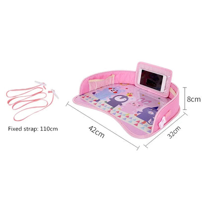 Portable Waterproof Baby Travel Car Tray