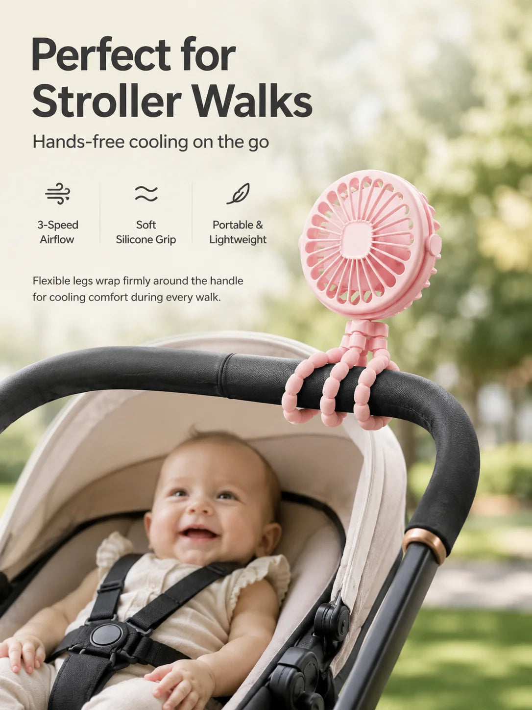 Portable Oscillating Handheld Fan Mini