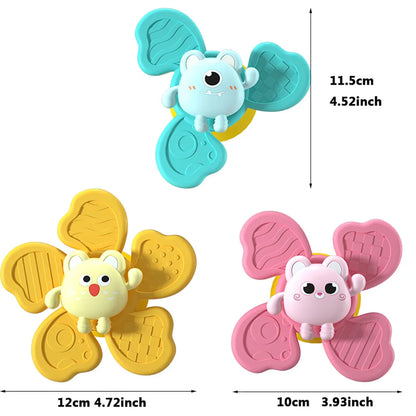 Baby Suction Spinner Bath Toy
