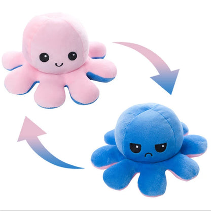 Reversible Octopus Plush Toy