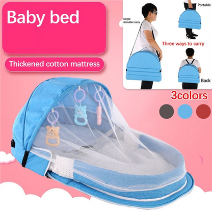 Foldable Baby Bed with Mosquito Net